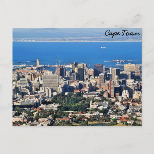 Kaapstad, Zuid-Afrika Briefkaart (Voorkant)