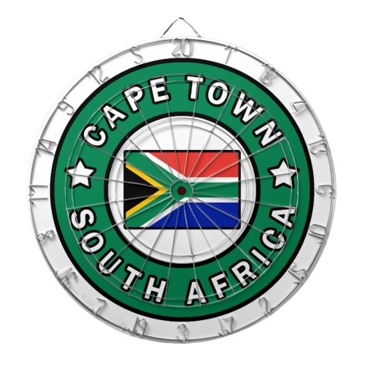 Kaapstad Zuid-Afrika Dartbord (Voorkant)