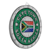 Kaapstad Zuid-Afrika Dartbord (Voorkant Links)