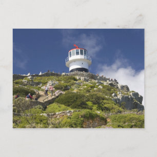 Kaapstad, Zuid-Afrika. Een vuurtoren op de Briefkaart