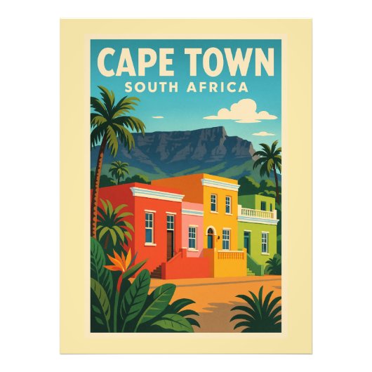 Kaapstad, Zuid-Afrika Foto Afdruk (Voorkant)