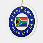 Kaapstad Zuid-Afrika Keramisch Ornament (Links)