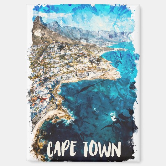 Kaapstad Zuid-Afrika Magneet (Voorkant)