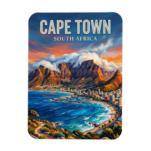 Kaapstad Zuid-Afrika Magneet (Verticaal)