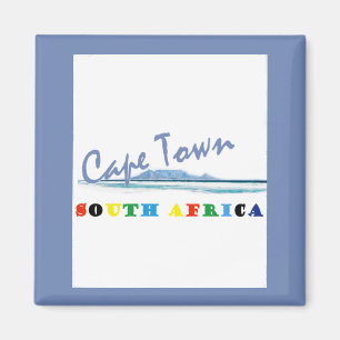 Kaapstad Zuid-Afrika Magnet Magneet