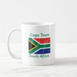 Kaapstad Zuid-Afrika - Mok vlaggenkoffie