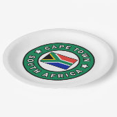 Kaapstad Zuid-Afrika Papieren Bordje (Gekanteld)