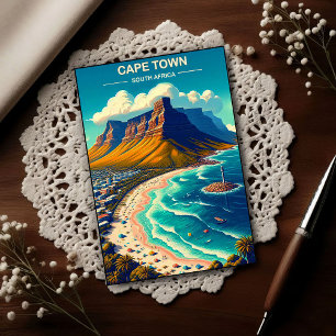 Kaapstad - Zuid-Afrika Reis uit het verleden Briefkaart