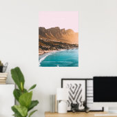 Kaapstad, Zuid-Afrika Reisbaan Poster (Thuiskantoor)