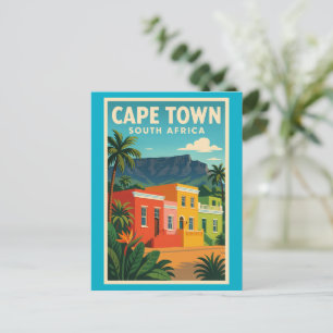 Kaapstad, Zuid-Afrika reisposter, Briefkaart