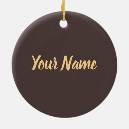 Kaapstad Zuid-Afrika Retro Leopard  Keramisch Ornament (Achterkant)