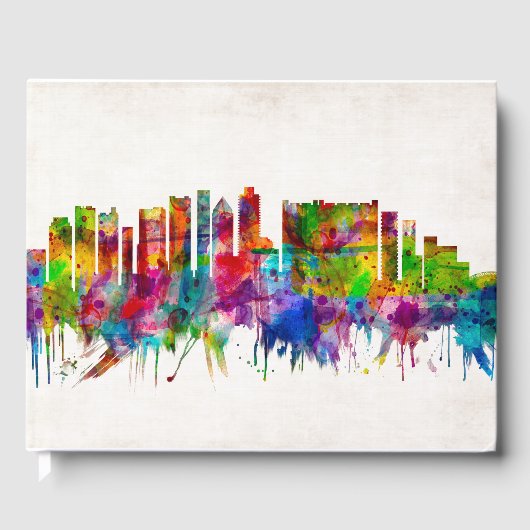 Kaapstad Zuid-Afrika Skyline Gastenboek (Voorkant)