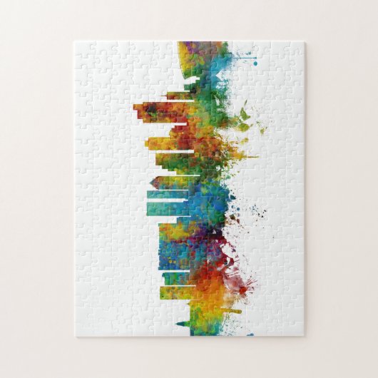 Kaapstad Zuid-Afrika Skyline Legpuzzel (Verticaal)