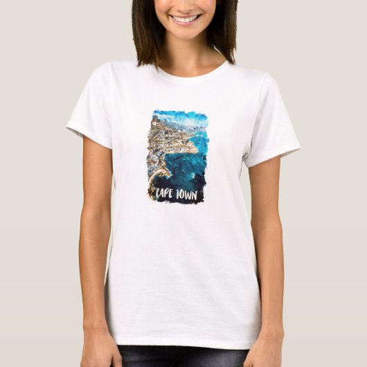 Kaapstad Zuid-Afrika T-shirt (Voorkant)