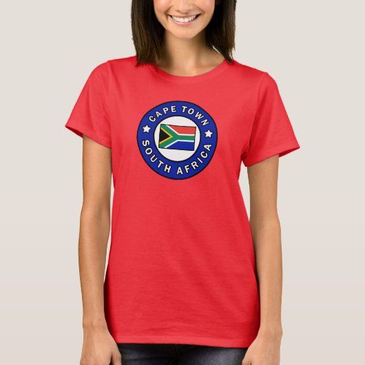 Kaapstad Zuid-Afrika T-shirt (Voorkant)
