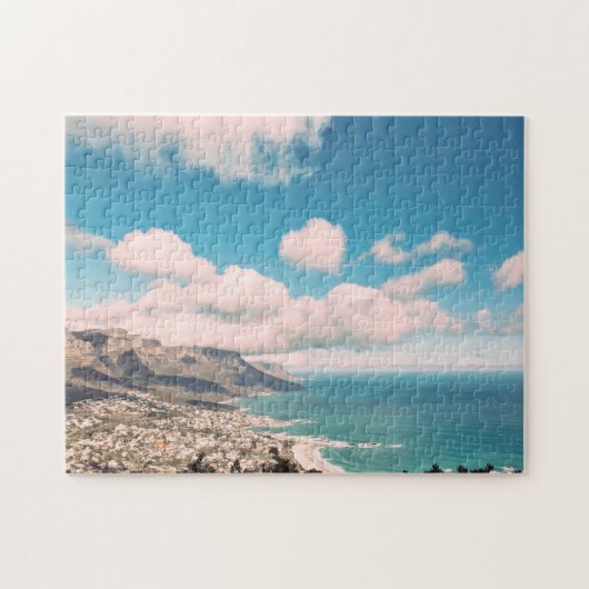 Kaapstad Zuid-Afrika Tafelberg Oceaan Legpuzzel (Horizontaal)