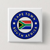Kaapstad Zuid-Afrika Vierkante Button 5,1 Cm (Voorkant)