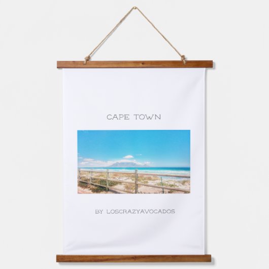 Kaapstad Zuid-Afrika ZA Tafelgebergte Uitzicht Hangend Wandkleed (Voorkant)
