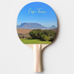 Kaapstad Zuid-Afrika ZA Tafelgebergte Uitzicht Tafeltennisbatje