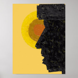 Kaapverdiaanse Morabeza Ziel Abstracte Illustratie Poster