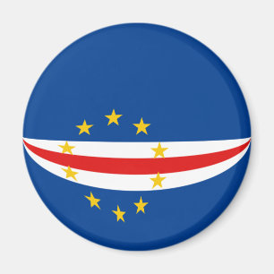 Kaapverdië Fisheye Flag Magnet Magneet