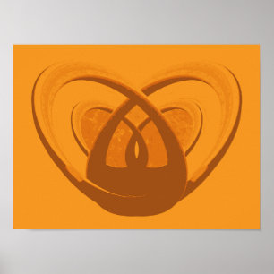 Kaapverdië Hoopvol & Hartelijk Hart Poster