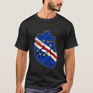 Kaapverdië,Kaapverdië Vlag,Vlag van Kaapverdië. T-shirt