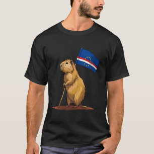 Kaapverdië Kaapverdische Roots Kaapverdië Vlag T-shirt