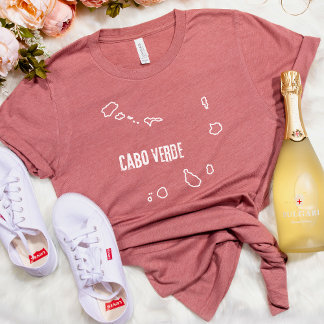 Kaapverdië Landkaart Shirt Kaapverdië Overzicht