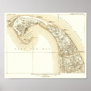 Kaapverdië, provincie, buitenste cape 10:8 poster