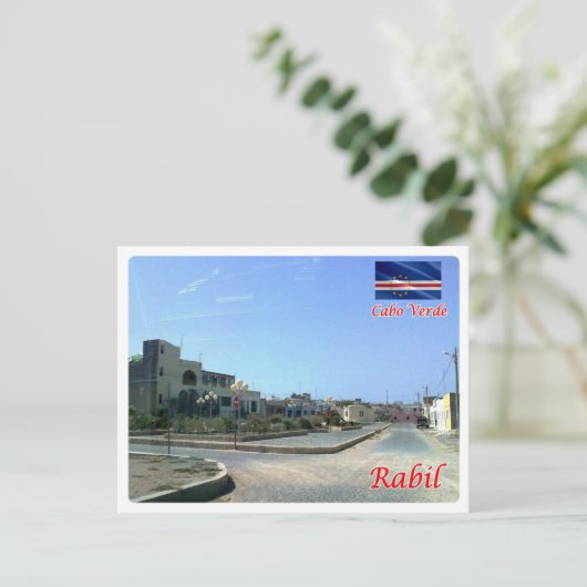 Kaapverdië - Rabil - Briefkaart (Staand voorkant)