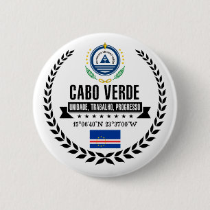 Kaapverdië Ronde Button 5,7 Cm