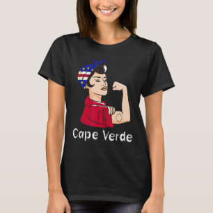 Kaapverdië Sterke Kaapverdische roots Vrouw Sjaal  T-shirt