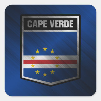 Kaapverdië Vierkante Sticker