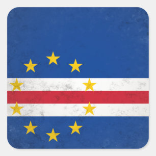 Kaapverdië Vierkante Sticker