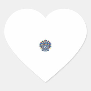 Kaapverdië Voetbal 2026 Voetbal Vet Land Typografi Hart Sticker