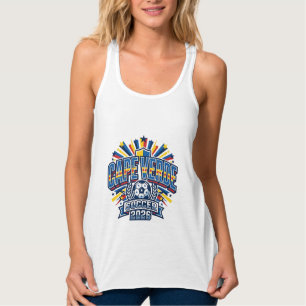 Kaapverdië Voetbal 2026 Voetbal Vet Land Typografi Tanktop