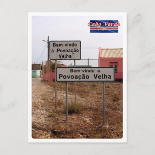 Kaapverdië - Welkomstteken - Briefkaart