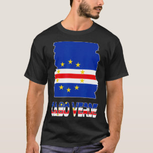 Kaapverdië wordt verliefd op Kaapverdië met de vla T-shirt