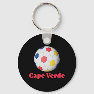 Kaapverdisch voetbal sleutelhanger
