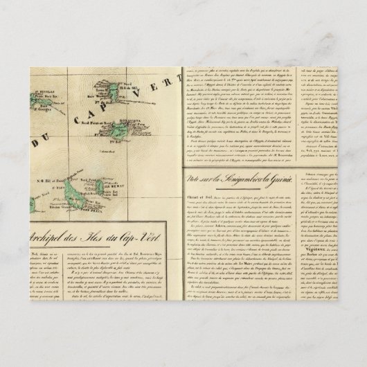 Kaapverdische eilanden Afrika Briefkaart (Voorkant)