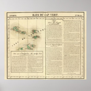 Kaapverdische eilanden Afrika Poster