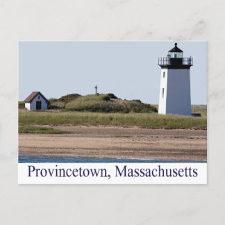Kaapverdische eindvuurtoren van hout Provincetown Briefkaart