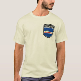Kaapverdische embleem vlag t-shirt