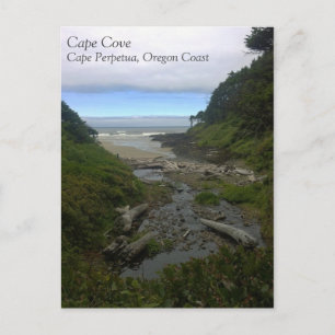 Kaapverdische kap, Cape Perpetua, Oregon Briefkaart