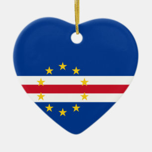 Kaapverdische Ornament van het hart van de vlag