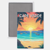  Kaapverdische reizen Magneet (Voorkant / Achterkant)