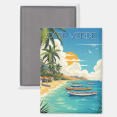  Kaapverdische reizen Magneet (Voorkant / Achterkant)