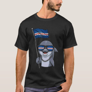 Kaapverdische Roots Cabo Verde Kaapverdische Vlag  T-shirt