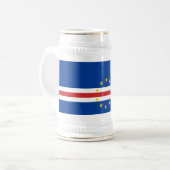 Kaapverdische vlag bierpul (Voorkant links)